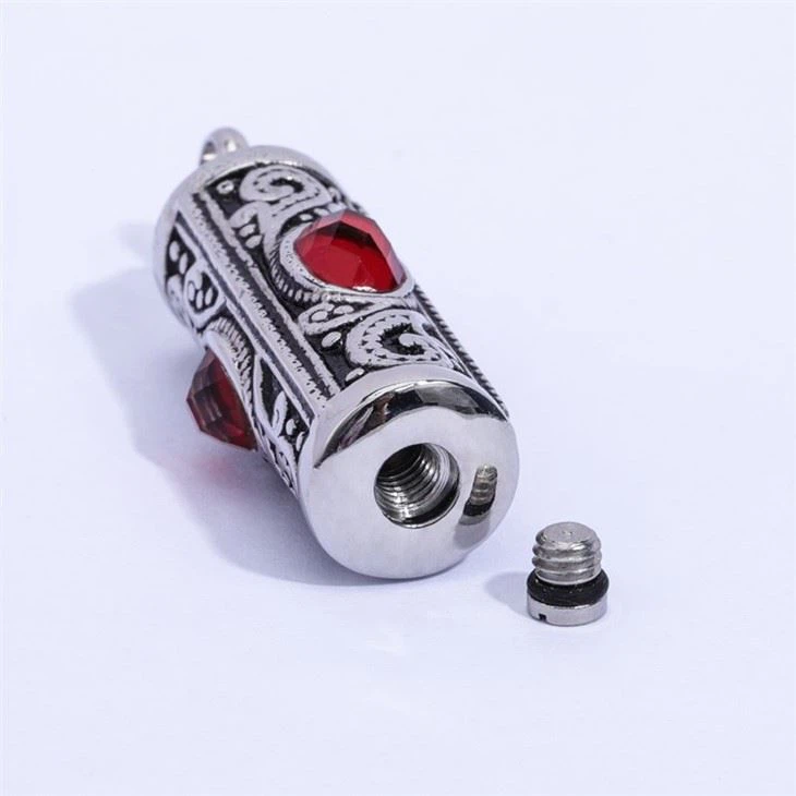 cylinder urn necklace