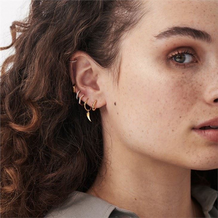 beaded earring studs