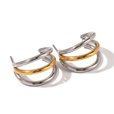 Hoop hai tông màu Triple C