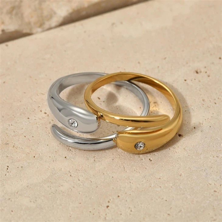 Stainless Steel Adjustable Snake Ring