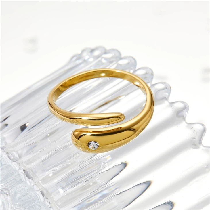 Stainless Steel Adjustable Snake Ring