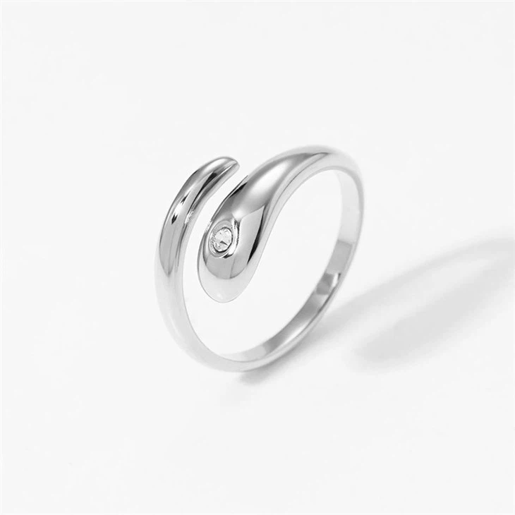 Stainless Steel Adjustable Snake Ring