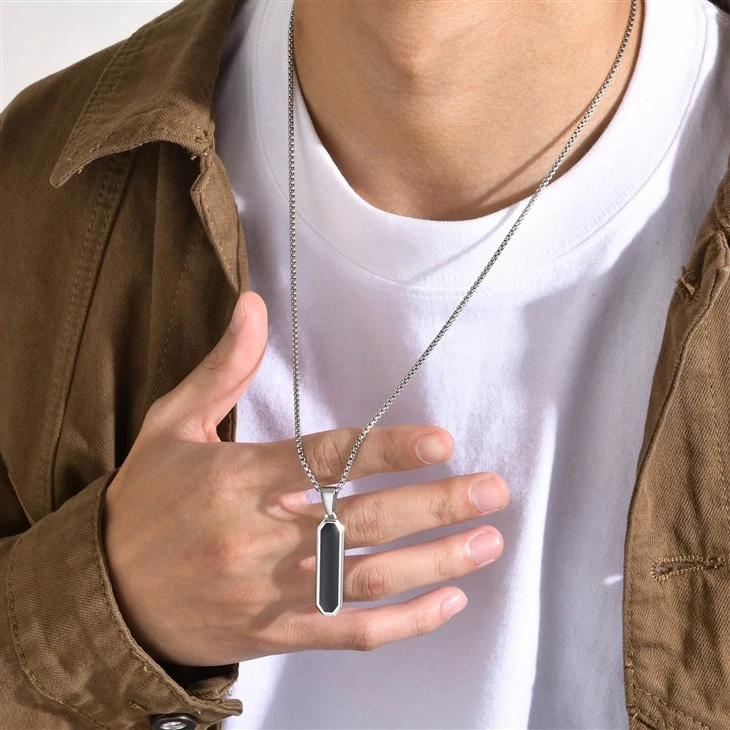 Enamel Bar Pendant Necklace best