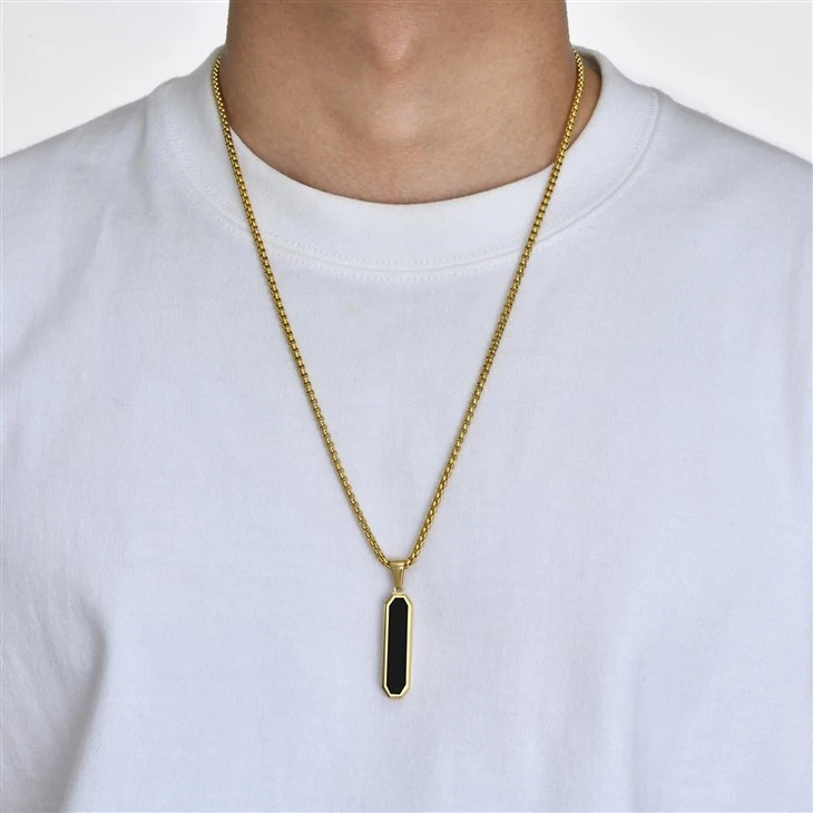 Enamel Bar Pendant Necklace suppliers