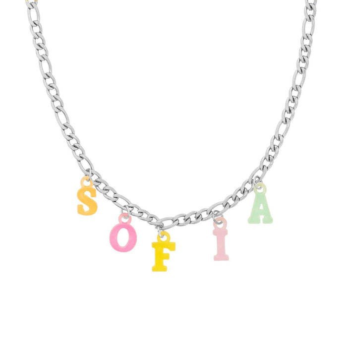 Figaro Chain Letter Charm